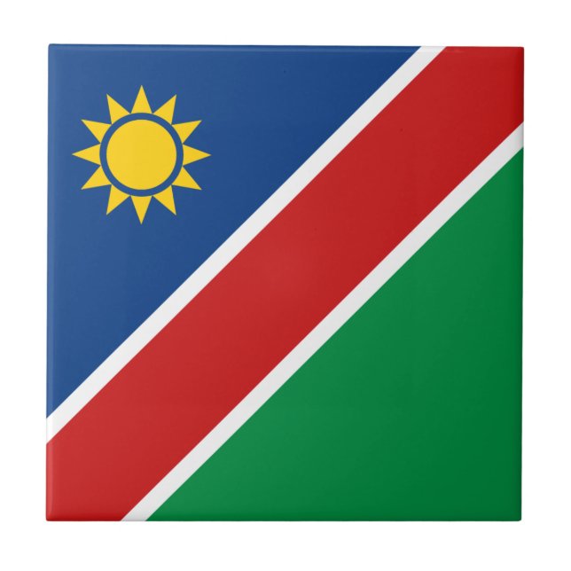De Cerâmica Azulejo Cerâmico da Bandeira da Namíbia (Frente)