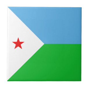 De Cerâmica Azulejo Cerâmico da Bandeira do Djibuti