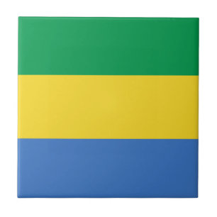 De Cerâmica Azulejo Cerâmico da Bandeira do Gabão