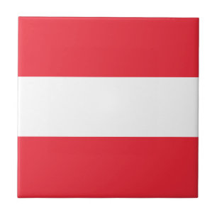 De Cerâmica Azulejo Cerâmico da Bandeira Patriótica Austríaca
