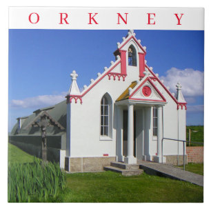 De Cerâmica azulejo cerâmico da Capela italiana Orkney
