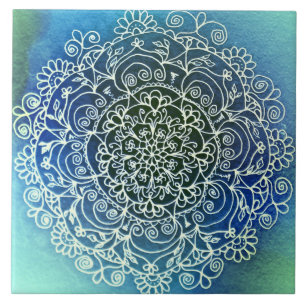 De Cerâmica Azulejo cerâmico da foto da mandala do jardim do