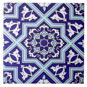 De Cerâmica Azulejo cerâmico da foto do design azul turco