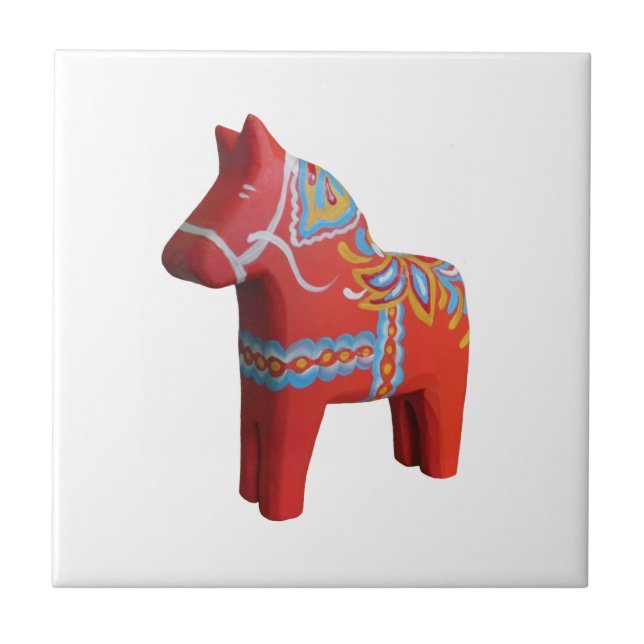 De Cerâmica Azulejo cerâmico Dala Horse (Frente)