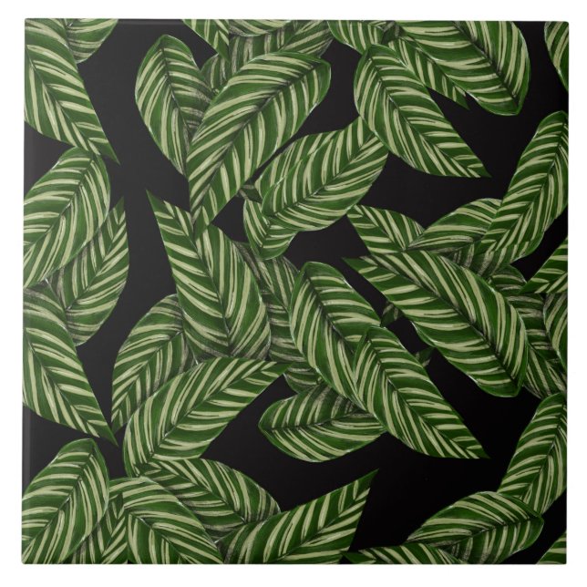 De Cerâmica azulejo cerâmico das folhas da selva (Frente)