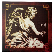 Azulejo cerâmico Décor - Os anjos ainda estão bril