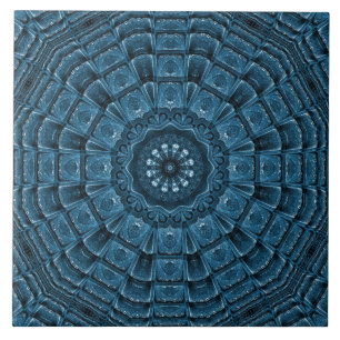 De Cerâmica Azulejo Cerâmico Decorativo Azul Escuro