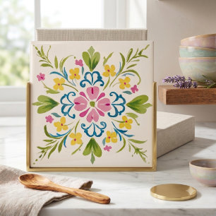 De Cerâmica Azulejo Cerâmico Decorativo Botânico Floral Colori