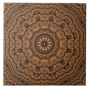 De Cerâmica Azulejo Cerâmico Decorativo Castanho