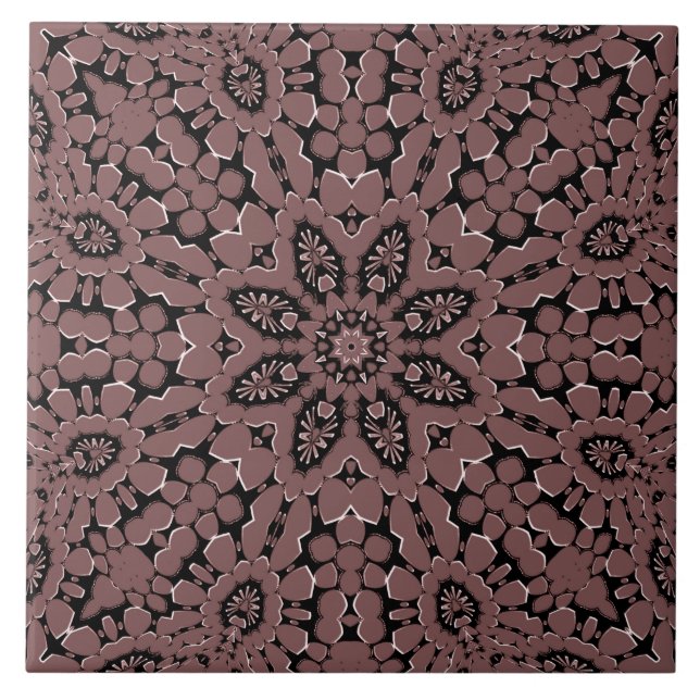 De Cerâmica Azulejo Cerâmico Decorativo Mauve (Frente)