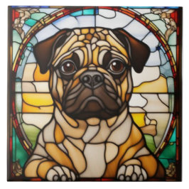 De Cerâmica Azulejo Cerâmico Decorativo Pug Fofo