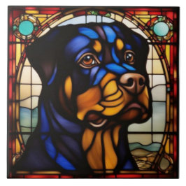 De Cerâmica Azulejo Cerâmico Decorativo Rottweiler Fofo