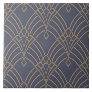 De Cerâmica Azulejo cerâmico - Design do ventilador Art Deco L