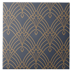 De Cerâmica Azulejo cerâmico - Design do ventilador Art Deco L
