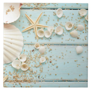 De Cerâmica Azulejo cerâmico - Dia na praia