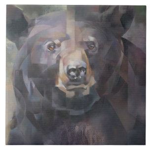 De Cerâmica Azulejo cerâmico do Black Bear
