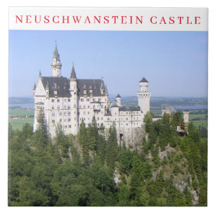 De Cerâmica azulejo cerâmico do Castelo Neuschwanstein