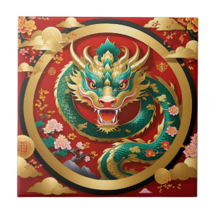 De Cerâmica Azulejo Cerâmico do Dragão Chinês