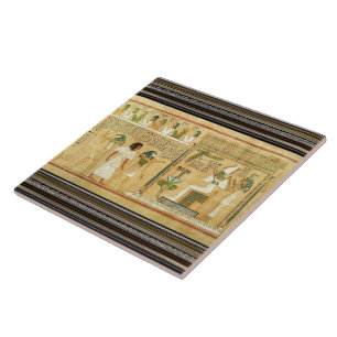 De Cerâmica Azulejo cerâmico do Egito-Hieroglifos