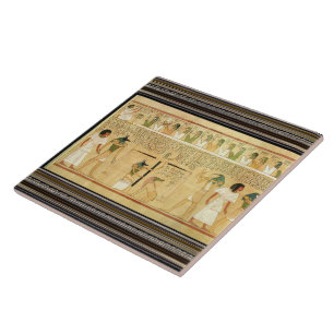 De Cerâmica Azulejo cerâmico do Egito-Hieroglifos