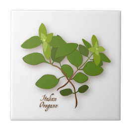 De Cerâmica Azulejo cerâmico do Orégano Herb