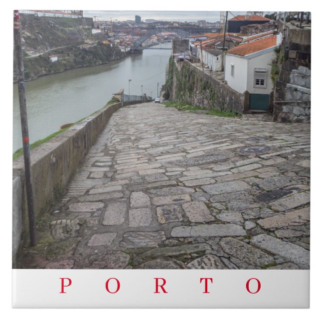 De Cerâmica Azulejo cerâmico do rio Porto Douro (Frente)