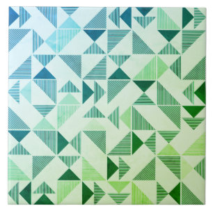 De Cerâmica Azulejo cerâmico do triângulo geométrico moderno