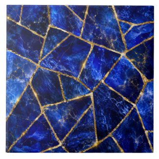 De Cerâmica Azulejo Cerâmico Dourado Mosaico Real Safira