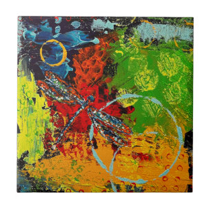 De Cerâmica Azulejo Cerâmico Dragonfly