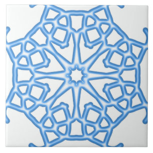 De Cerâmica Azulejo cerâmico, elegante design azul e branco