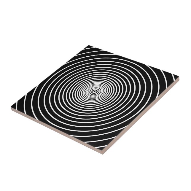De Cerâmica Azulejo cerâmico em branco e preto (Lateral)