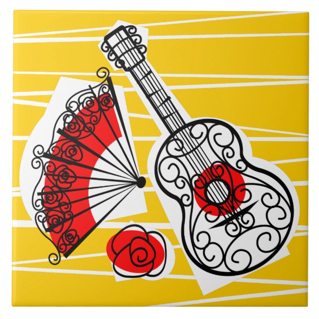 De Cerâmica azulejo cerâmico espanhol Souvenirs (Frente)