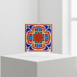 De Cerâmica Azulejo Cerâmico Estrela Marroquina Ousada Vermelh