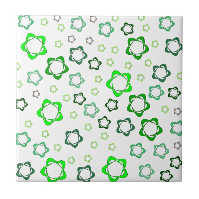 De Cerâmica Azulejo cerâmico estrelado (Frente)