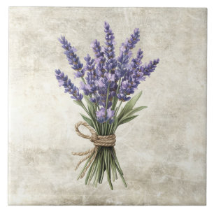 De Cerâmica Azulejo Cerâmico Falso Floral Rústico Lavanda