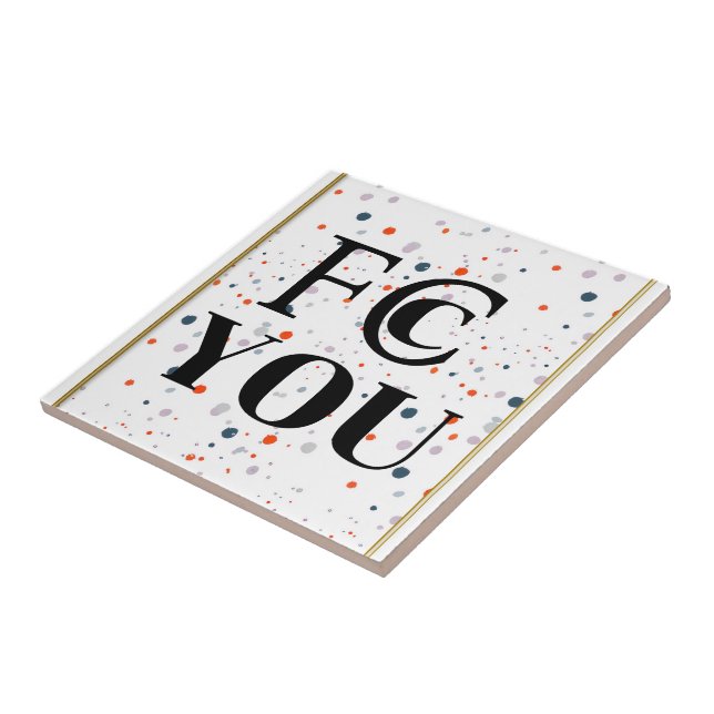 De Cerâmica Azulejo Cerâmico FCC YOU (Lateral)