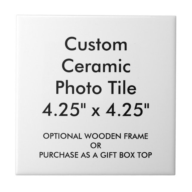 De Cerâmica Azulejo cerâmico feito sob encomenda 4,25" da foto (Frente)