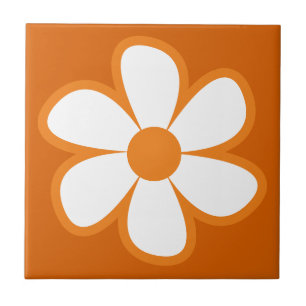 De Cerâmica Azulejo Cerâmico Flor Retro Divertido Funky Anos 6