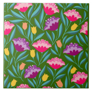 De Cerâmica Azulejo Cerâmico Floral