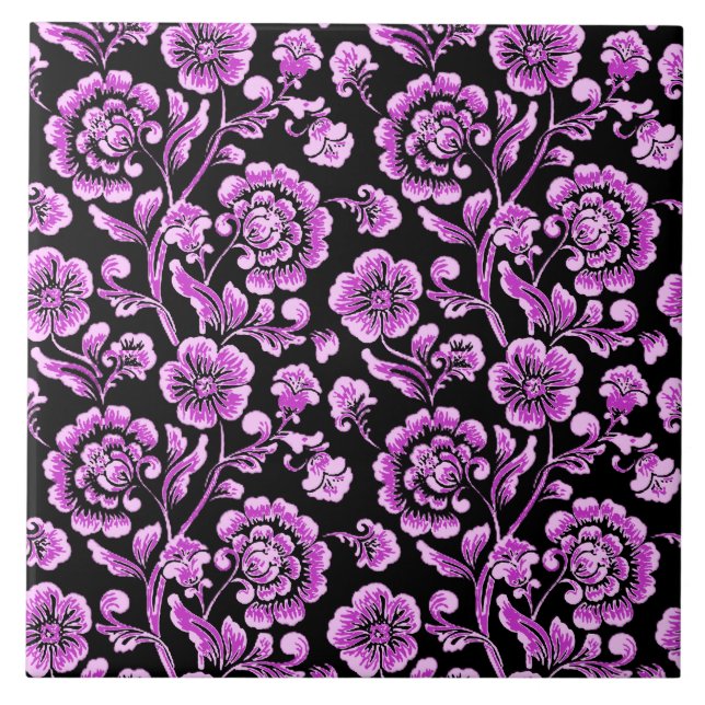 De Cerâmica Azulejo Cerâmico Floral (Frente)