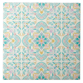 De Cerâmica Azulejo Cerâmico Floral Boho