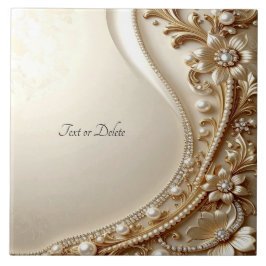 De Cerâmica Azulejo Cerâmico Floral Dourado Elegante Ornamenta