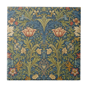 De Cerâmica Azulejo Cerâmico Floral Inspirado em William Morri