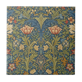 De Cerâmica Azulejo Cerâmico Floral Inspirado em William Morri