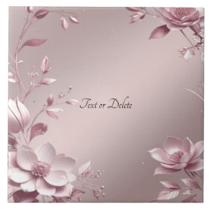 De Cerâmica Azulejo Cerâmico Floral Rosa Delicado