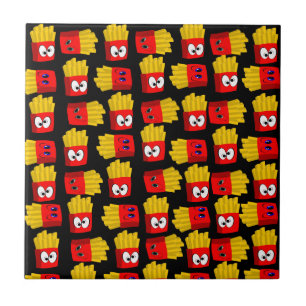 De Cerâmica Azulejo cerâmico Fries Black Red