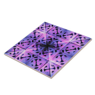 De Cerâmica Azulejo Cerâmico Geométrico Abstrato Fragmento Sol