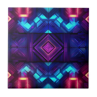 De Cerâmica Azulejo Cerâmico Geométrico Azul Ligado ao Rosa