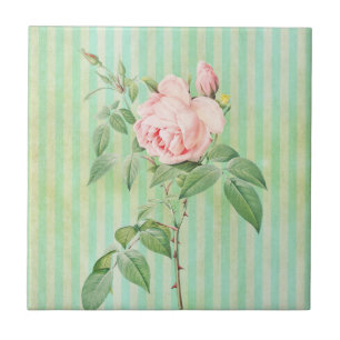 De Cerâmica Azulejo cerâmico - greve verde Vintage Floral