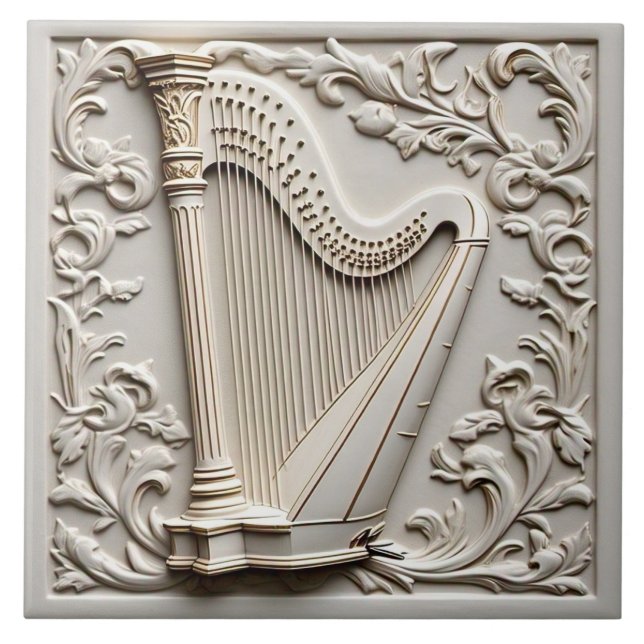 De Cerâmica Azulejo Cerâmico Harp (Frente)
